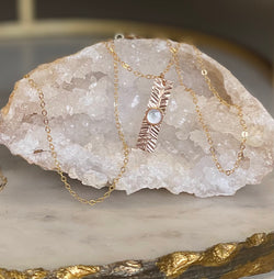 Olivia Bar Necklace (vertical)