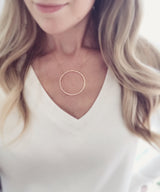 Infinity Circle Necklace