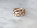 Beaded Ring Band (Flat Texture)