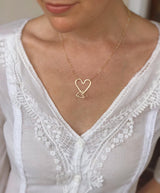 Heart + Charms Necklace
