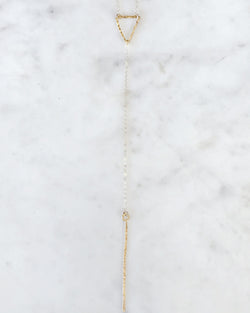 Geometric Triangle/Stick Lariat