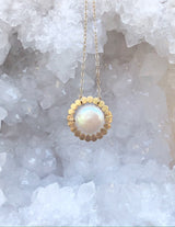 Coin Pearl Bloom Necklace
