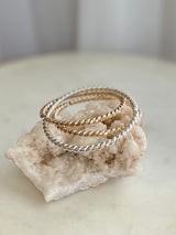 Twisted Hammered Cuff