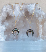 Dara Crescent Necklace (2 color options)